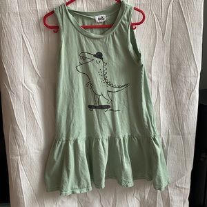 Kira Kids Skating Dinosaur Dress